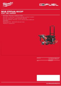 MILWAUKEE M18 FPP4A 4933464427 A4 PDF