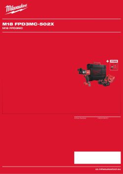 MILWAUKEE M18 FUEL™ příklepová vrtačka 4933499451 A4 PDF