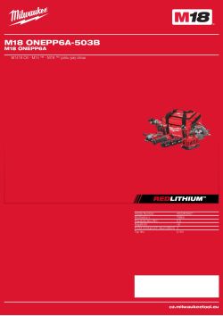 MILWAUKEE M18 ONEPP6A 4933459401 A4 PDF