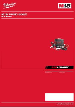 MILWAUKEE M18 PP2D 4933478512 A4 PDF