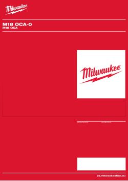 MILWAUKEE M18 OCA 4933493558 A4 PDF