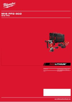 MILWAUKEE M18 PP2 4933498581 A4 PDF