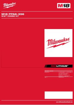 MILWAUKEE M18 PPA6-356 4933478757 A4 PDF