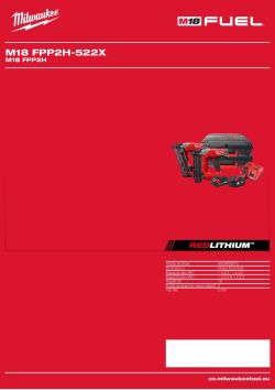 MILWAUKEE M18 FPP2H 4933459370 A4 PDF