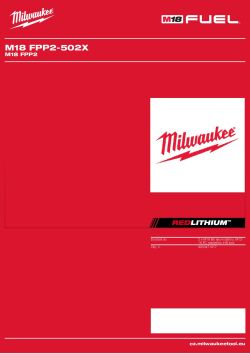 MILWAUKEE M18 FPP2 4933471917 A4 PDF