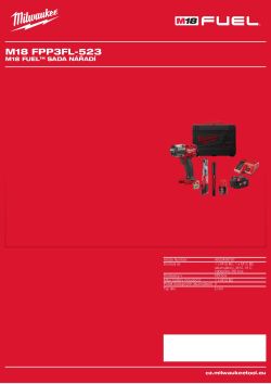 MILWAUKEE M18 FPP3FL 4933498787 A4 PDF