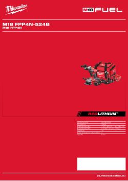 MILWAUKEE M18 FPP4N 4933459368 A4 PDF