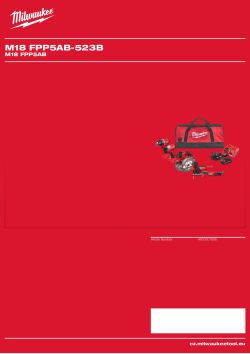MILWAUKEE M18 FPP5AB 4933501698 A4 PDF