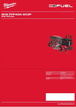 MILWAUKEE M18 FPP4DA 4933492092 A4 PDF