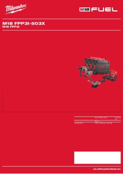 MILWAUKEE M18 FPP3I 4933493561 A4 PDF