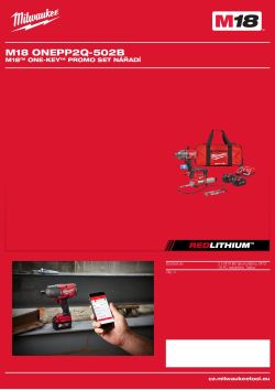 MILWAUKEE M18 ONEPP2Q-502B 4933480467 A4 PDF