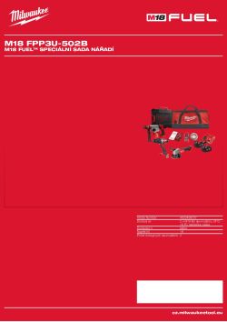 MILWAUKEE M18 FPP3U 4933498757 A4 PDF