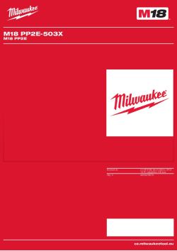 MILWAUKEE M18 PP2E 4933478679 A4 PDF