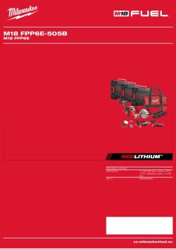 MILWAUKEE M18 FPP6E 4933480949 A4 PDF