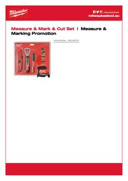 MILWAUKEE Measure & Marking Promotion 4932480553 A4 PDF