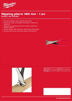 MILWAUKEE Štípací kleště 48226407 A4 PDF