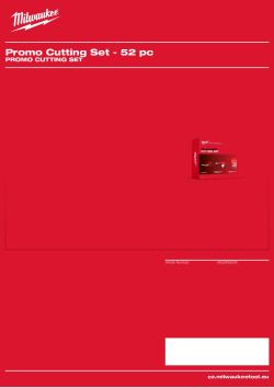MILWAUKEE Promo Cutting Set 4932492095 A4 PDF