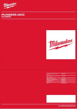 MILWAUKEE PLH28XE 4933464403 A4 PDF