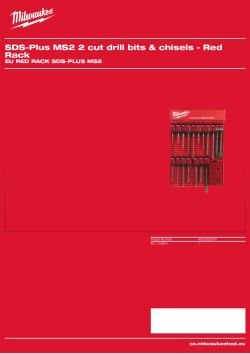 MILWAUKEE EU Red Rack SDS-Plus MS2 4932352634 A4 PDF