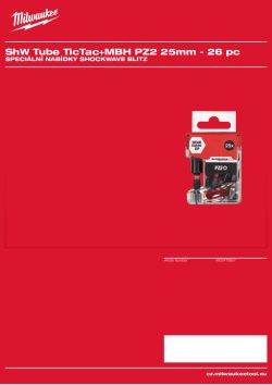 MILWAUKEE Shockwave promotions 4932479857 A4 PDF