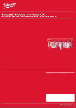 MILWAUKEE EU 1 m Sawzall Blades 4932479149 A4 PDF