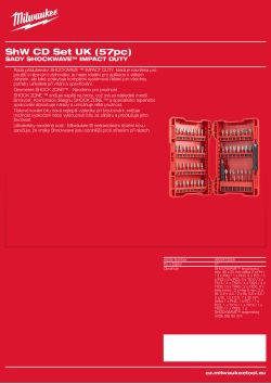 MILWAUKEE SHOCKWAVE™ IMPACT DUTY sada bitů 57 ks 4932472058 A4 PDF