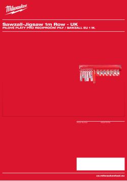 MILWAUKEE EU 1 m Sawzall Blades 4932479799 A4 PDF