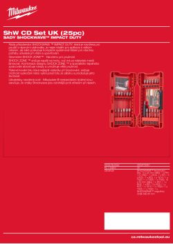 MILWAUKEE SHOCKWAVE™ IMPACT DUTY sada bitů 25 ks 4932472061 A4 PDF