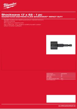 MILWAUKEE Shockwave nut drivers 4932352546 A4 PDF