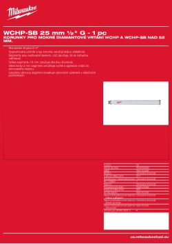 MILWAUKEE WCHP-SB 25 4932352082 A4 PDF