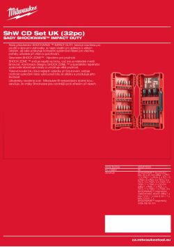 MILWAUKEE SHOCKWAVE™ IMPACT DUTY sada bitů 32 ks 4932472056 A4 PDF