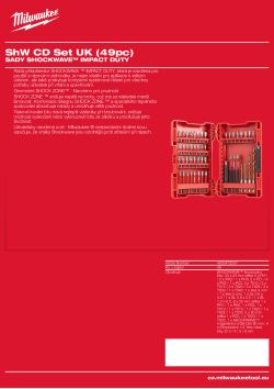 MILWAUKEE SHOCKWAVE™ IMPACT DUTY sada bitů 49 ks 4932472057 A4 PDF
