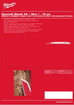 MILWAUKEE Wood with nail: AX 4932492000 A4 PDF
