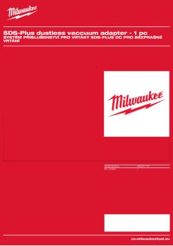 MILWAUKEE Adaptér vysavače SDS-Plus DC 4932471161 A4 PDF