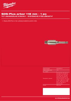 MILWAUKEE Upínací trn FIXTEC 4932399121 A4 PDF