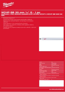 MILWAUKEE WCHP-SB 35 4932352086 A4 PDF
