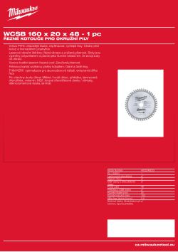 MILWAUKEE Circular saw blades for portable tools 4932248233 A4 PDF