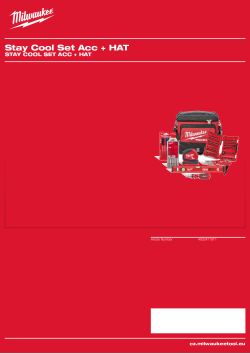 MILWAUKEE Stay Cool Set Acc + HAT 4932471971 A4 PDF