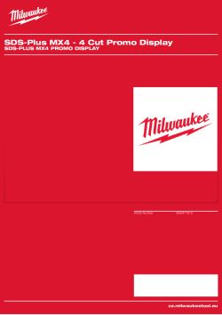 MILWAUKEE SDS-Plus MX4 Promo Display 4932471819 A4 PDF