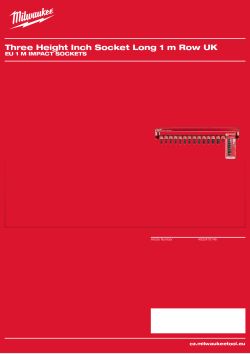MILWAUKEE EU 1 m impact sockets 4932479146 A4 PDF