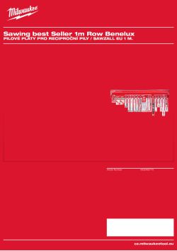 MILWAUKEE EU 1 m Sawzall Blades 4932480779 A4 PDF