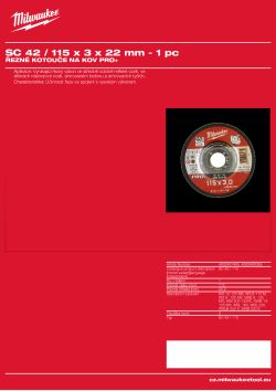 MILWAUKEE SC 42 / 115 4932490068 A4 PDF