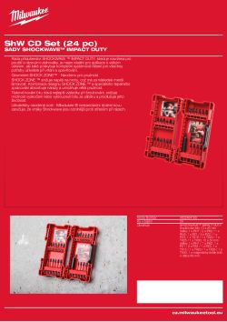 MILWAUKEE SHOCKWAVE™ IMPACT DUTY sada bitů a nástrčných klíčů 24 ks 4932464169 A4 PDF
