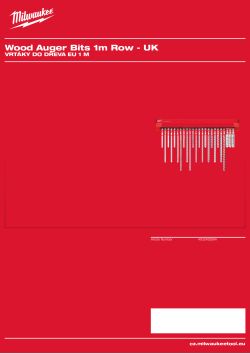 MILWAUKEE EU 1 m Wood Drilling 4932492894 A4 PDF