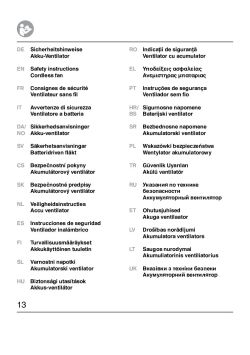 Bezpečnostní pokyny (PDF)