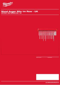 MILWAUKEE EU 1 m Wood Drilling 4932492894 A4 PDF