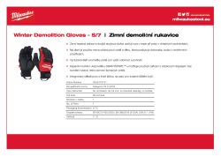 MILWAUKEE Rukavice Cut Winter Demolition - S/7 - 1 pár 4932479731 A4 PDF