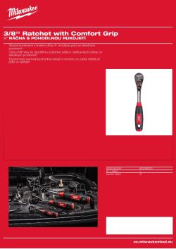 MILWAUKEE ⅜″ ráčna s pohodlnou rukojetí 4932498330 A4 PDF