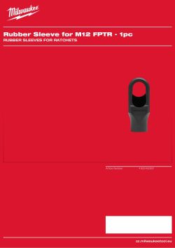 MILWAUKEE Gumová objímka pro M12 FPT 4932492931 A4 PDF