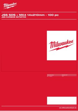 MILWAUKEE JSS Carbide Initiative 4932501971 A4 PDF